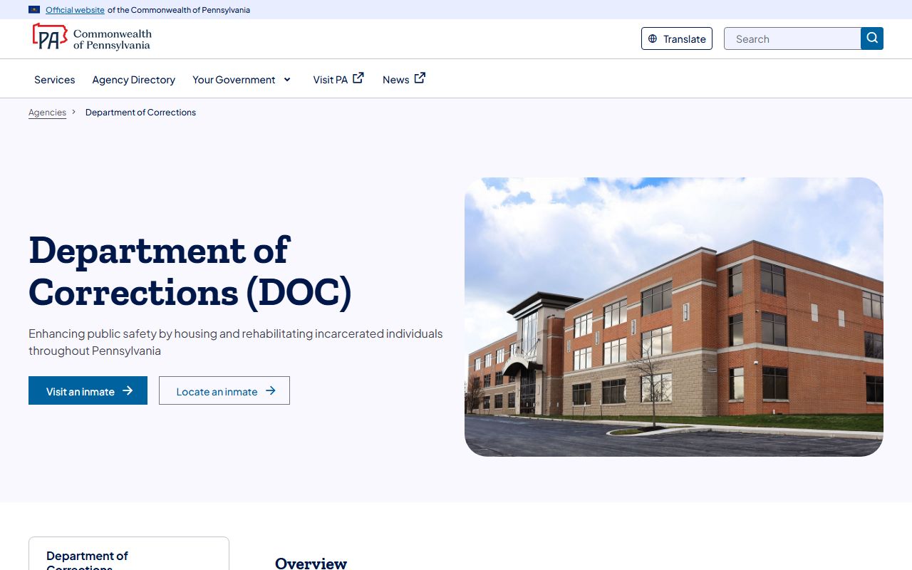 Lawrence County probate records distinguished from Pennsylvania corrections records
